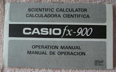 Fx 900 calculator hotsell
