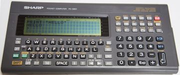 ポケットコンピュータ SHARP PC‐G801